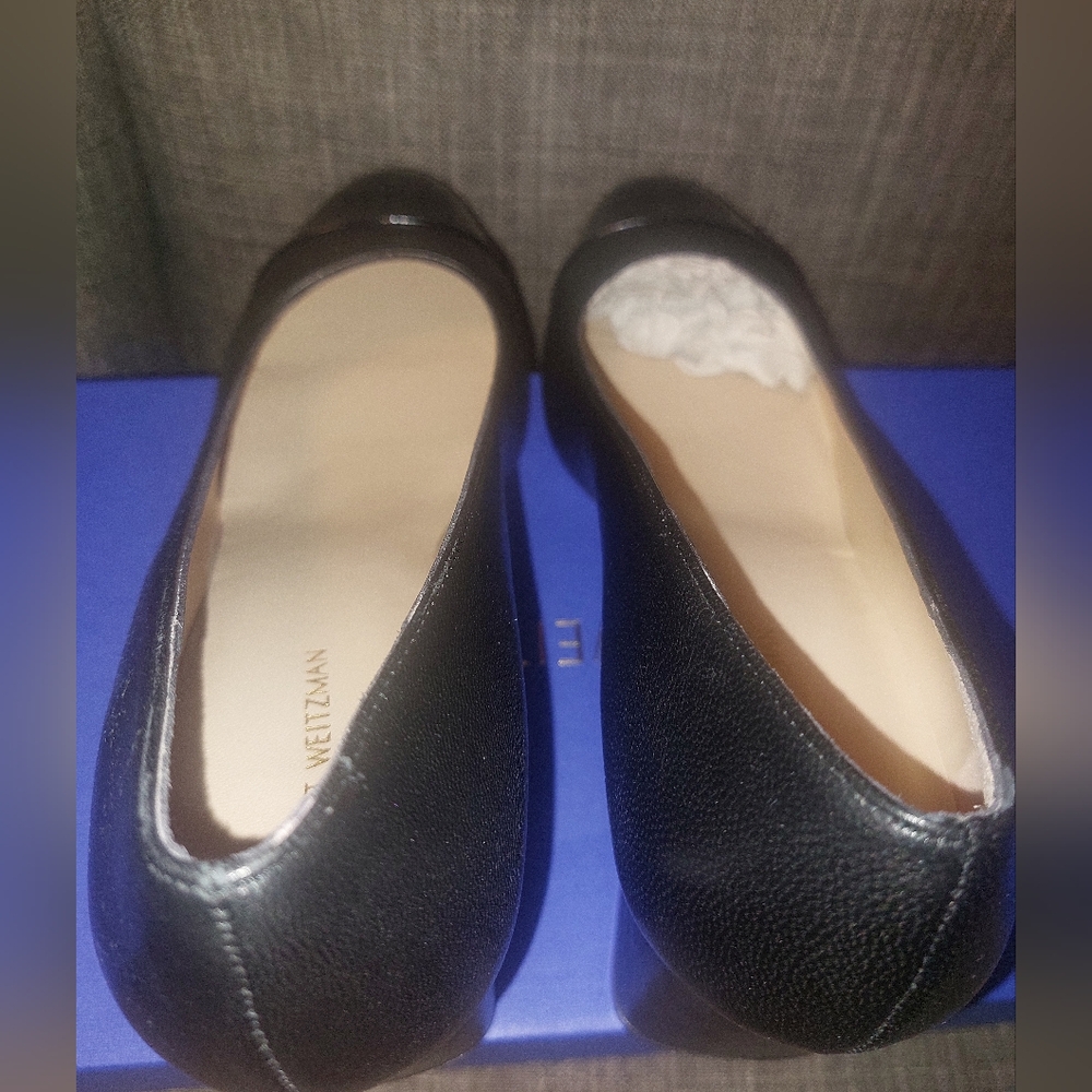 Stuart Weitzman Milla Pump Elegant Black Women's Shoes - Picture 9 of 12